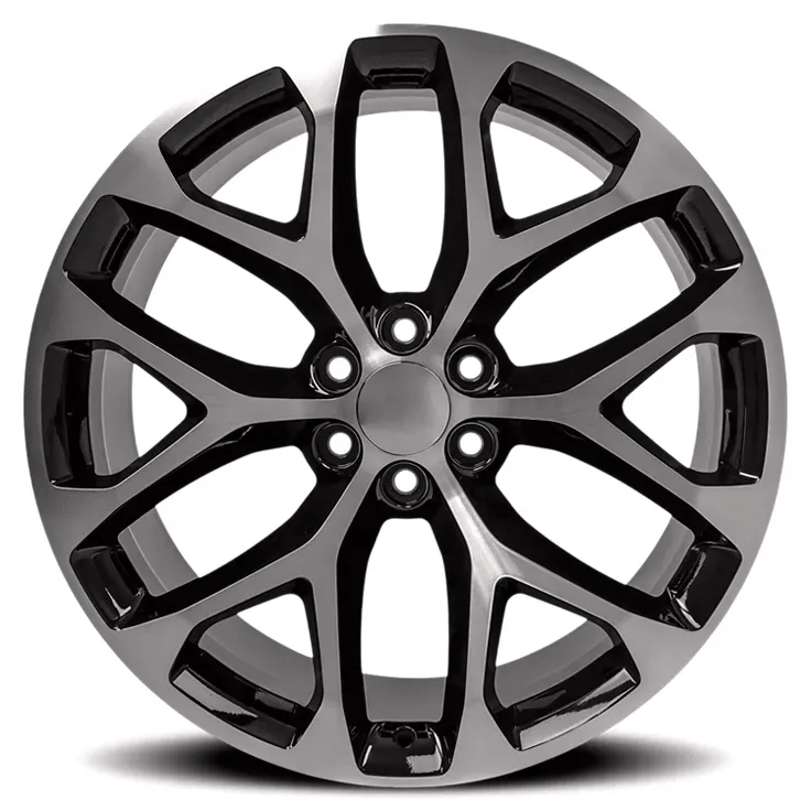 OE Wheels CV98B Chevrolet Snowflake replica 20x9 6x139.7